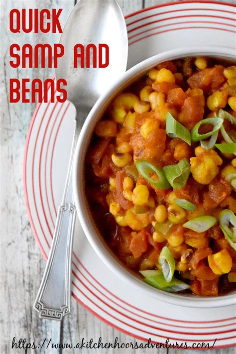 what to make with samp and beans