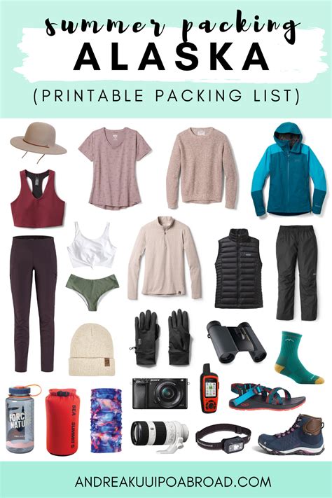 Pack for 11 Day Alaskan Cruise Includes shopping list and outfits
