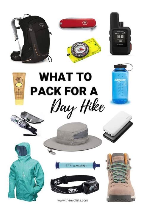 what to pack hike