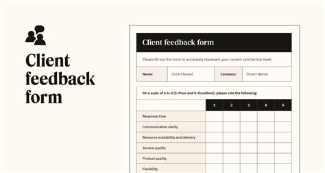 what to put in a feedback form