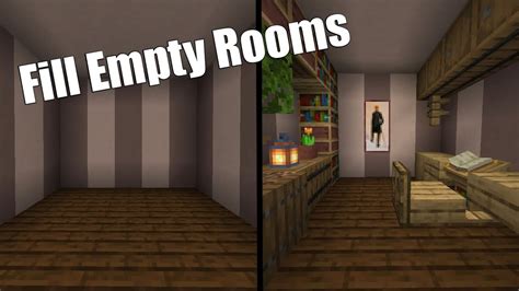 What To Put In An Empty Room In Minecraft