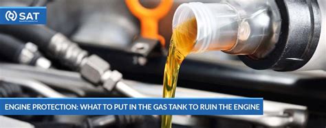 What To Put In An Engine To Ruin It