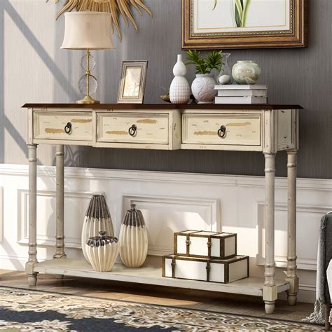 what to put in console table drawer