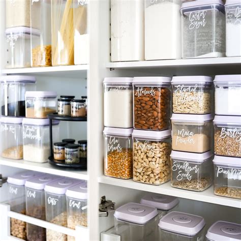 What To Put In Storage Containers In Pantry