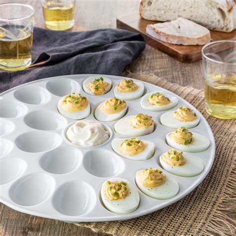 What To Put In The Middle Of Deviled Egg Tray