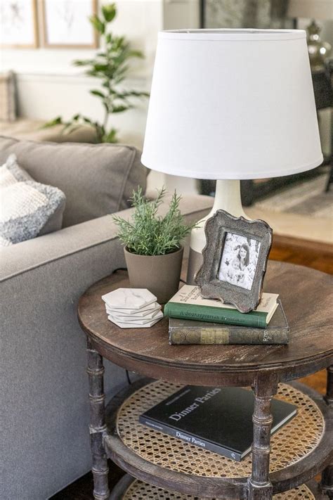 What To Put On End Table Instead Of Lamp