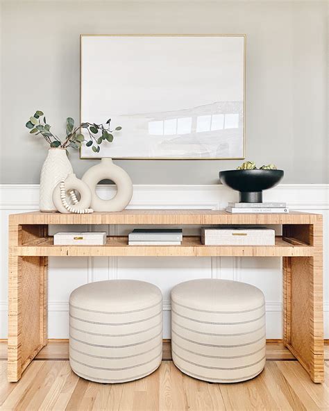 What To Put Under A Console Table