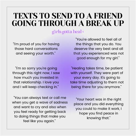 what to say after a bad breakup