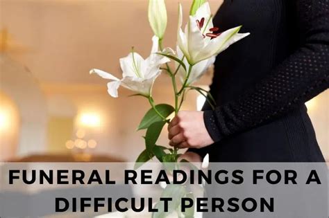 what to say at a funeral for a difficult person