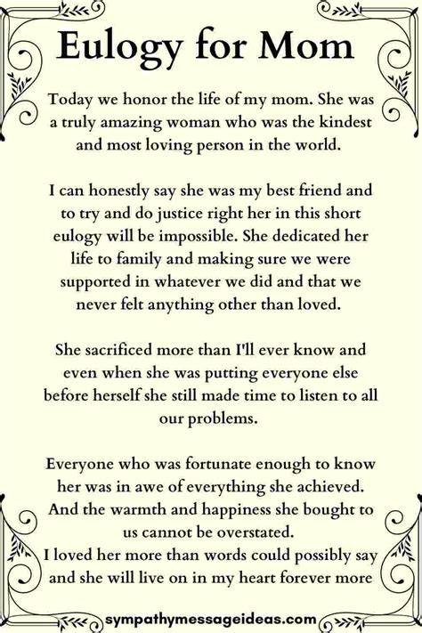 what to say in a eulogy examples