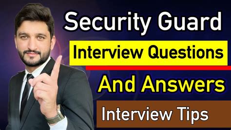what to say in a security guard interview with no experience