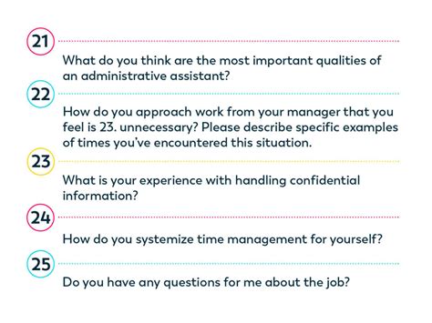 what to say in an admin interview