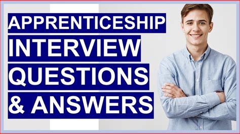 what to say in an apprenticeship interview