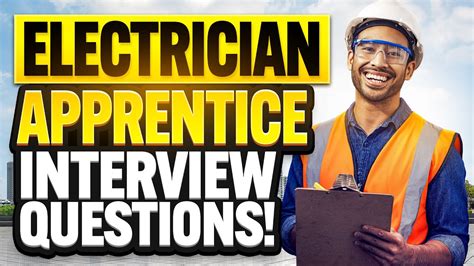 what to say in an electrical apprenticeship interview