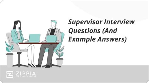 what to say in an interview for a supervisor position