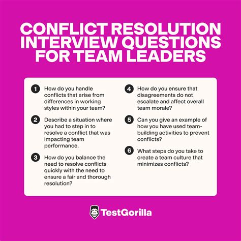 what to say in an interview when asked about conflict