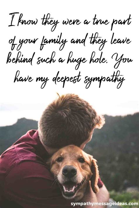 what to say to a friend when their dog passes away
