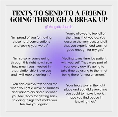 what to say to a friend with relationship problems in a text