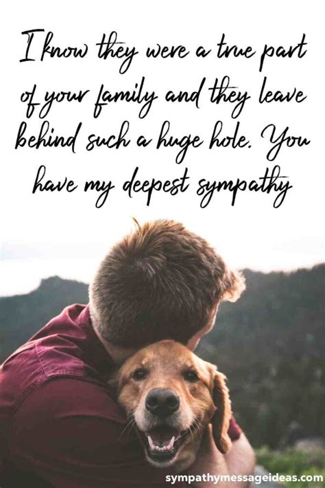 what to say to someone whose dog is missing