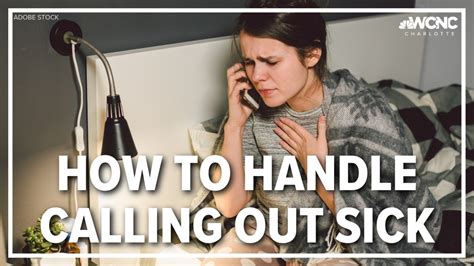what to say when someone calls in sick to work