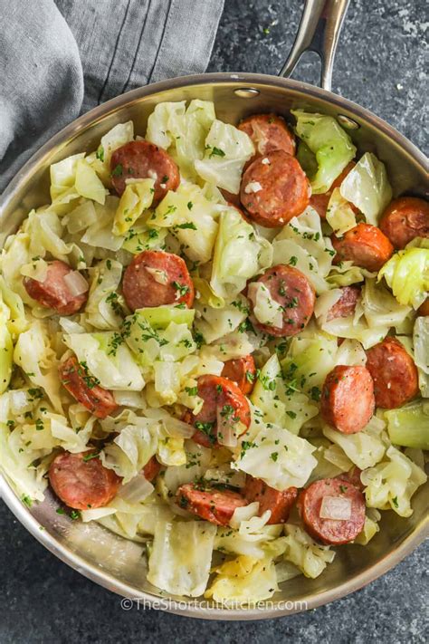 Southern Fried Cabbage With Sausage This Ole Mom