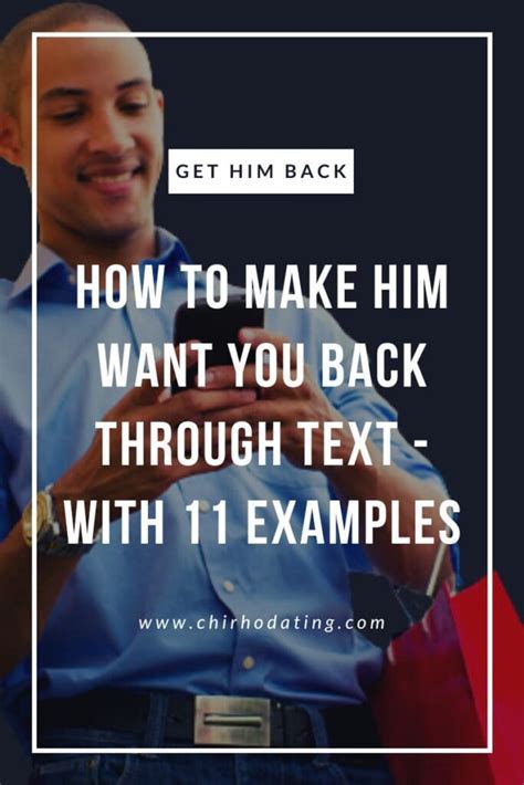 what to text a guy to make him text you back