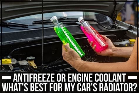 what to use in place of coolant