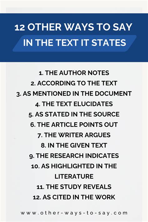 what to use instead of in the text it states
