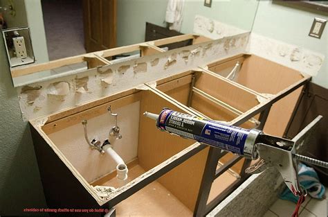 What To Use To Attach Granite To Cabinet