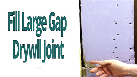 What To Use To Fill Gaps In Drywall