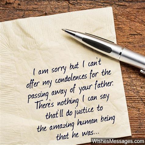 what to write in a card for father passing