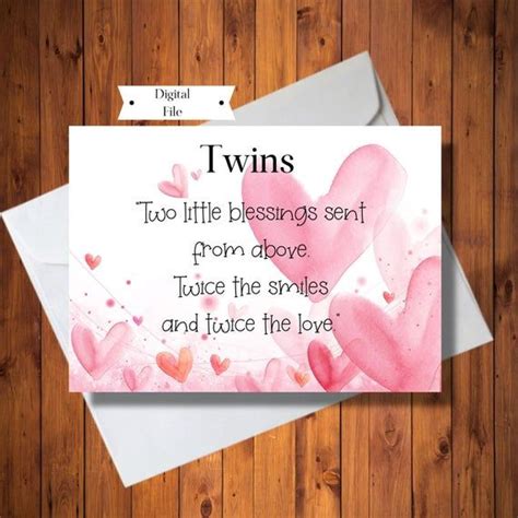 What To Write In A Card For Twins