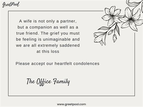 what to write in a condolence note