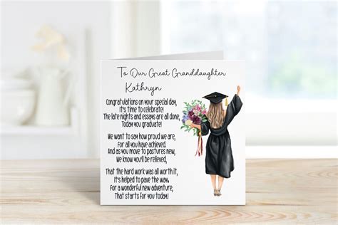 what to write in a high school graduation card for granddaughter