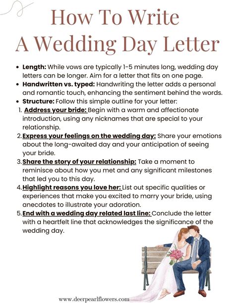 what to write in a letter to the bride