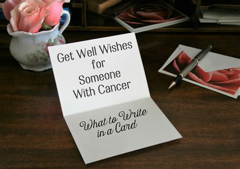 what to write in a message to someone with cancer