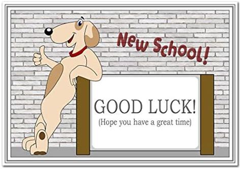 what to write in a new secondary school card funny