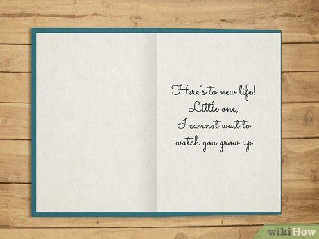 what to write in a note to a baby
