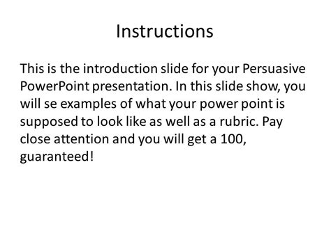 what to write in a presentation introduction