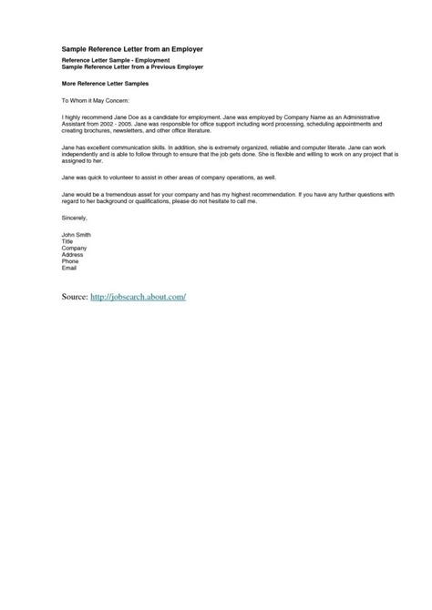what to write in a reference email