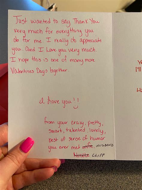 What to write in a Valentine’s Day card for your wife