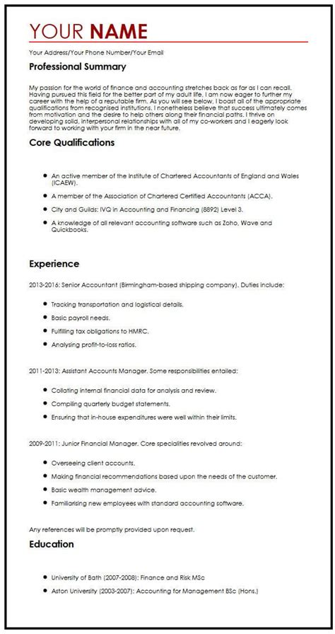 what to write in personal statement in cv