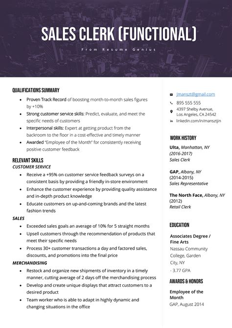 what to write in resume qualifications
