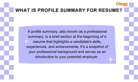 what to write in resume summary for freshers