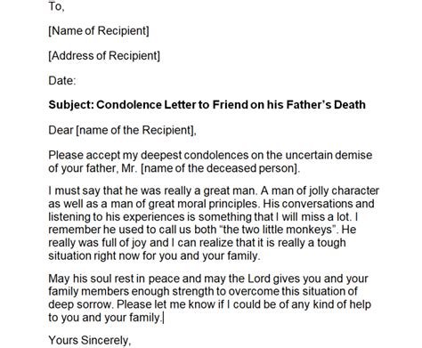 what to write to a friend whose dad passed away