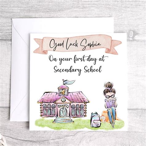 what to write to someone starting secondary school