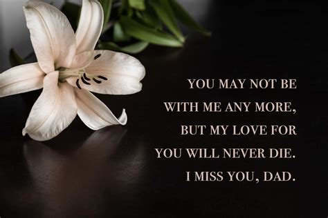 what to write when a dad passed away