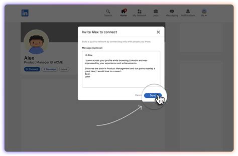 what to write when connecting on linkedin