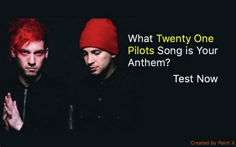 what twenty one pilots song am i quiz