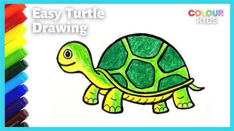 Cute Sea Turtle Drawing at Explore collection of